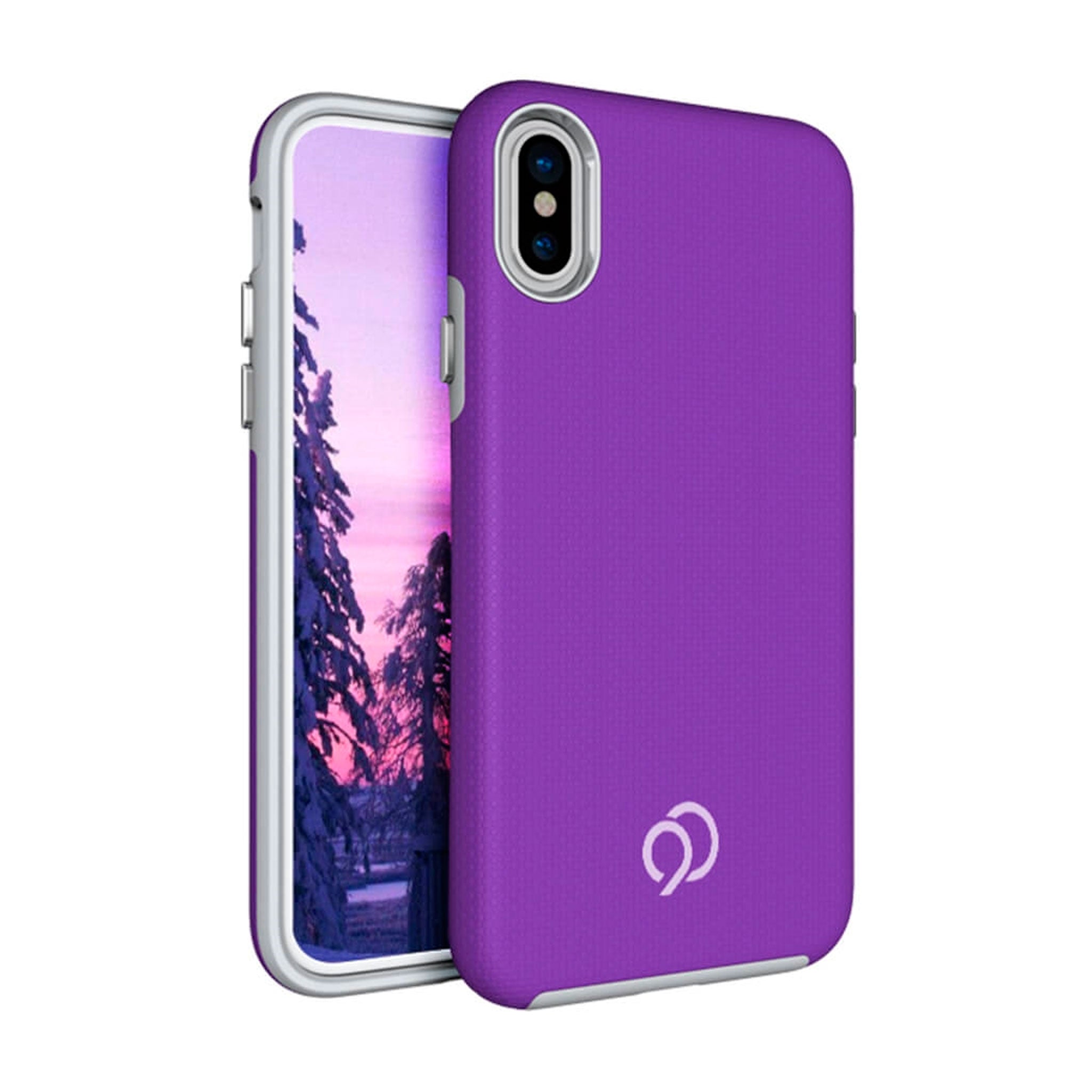 Apple, Apple - Latitude Case for iPhone X Nimbus9 - Purple